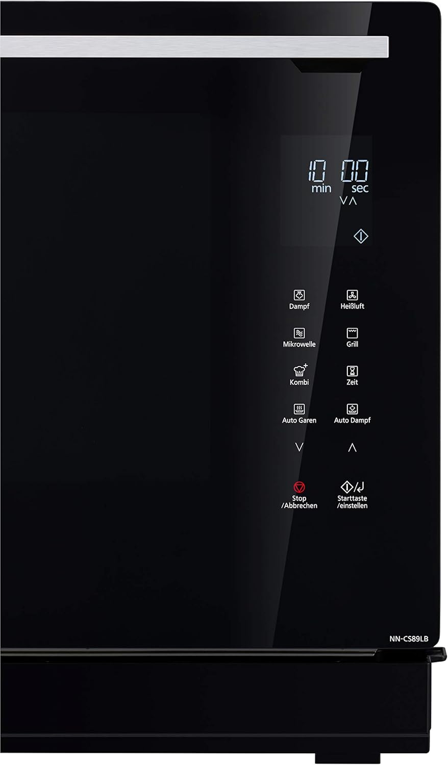 Panasonic Forno Microonde 4 in 1 Combinato, a Vapore, Inossidabile, Acciao inox nero