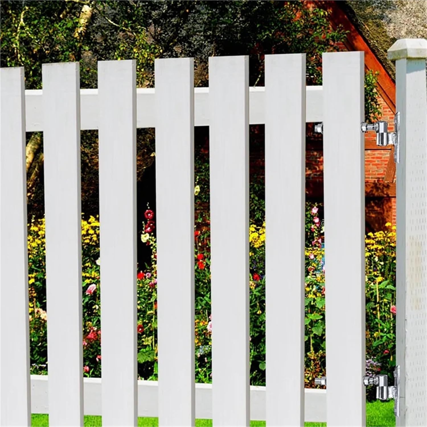 J Bolt Gate Hinge Heavy Duty Gate Hinges for Wood & Metal Gate, 10 Inch J Bolt Hinge