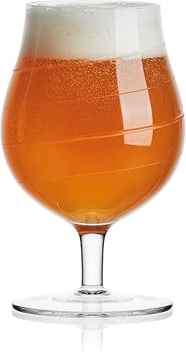 Miniatura 5 de Mikasa Cheers - Vasos de cerveza belga, 18 onzas, juego de 4, transparentes