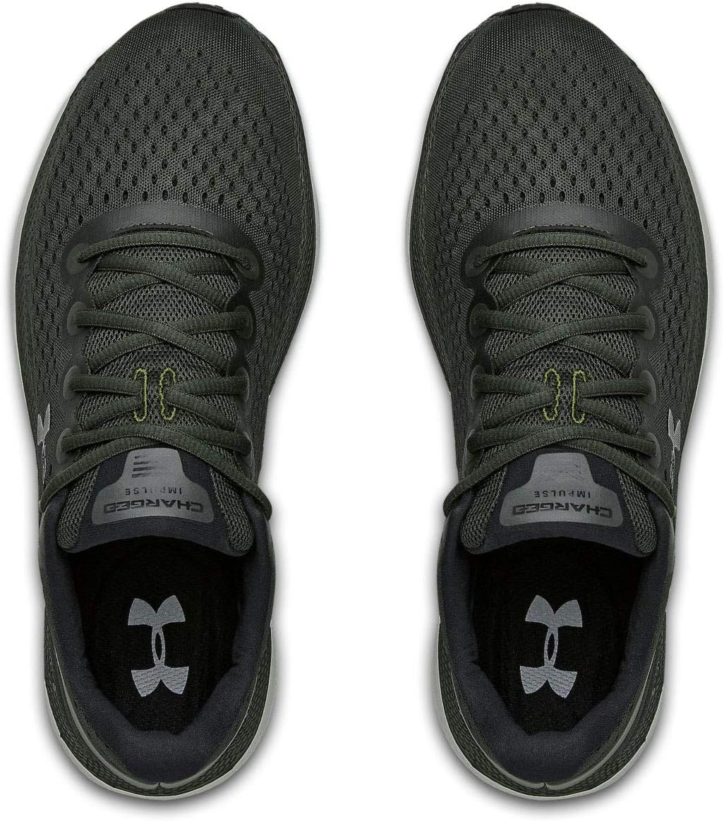 Under Armour Men's Charged Impulse Running Shoe 7.5 Baroque Green (300)/Black