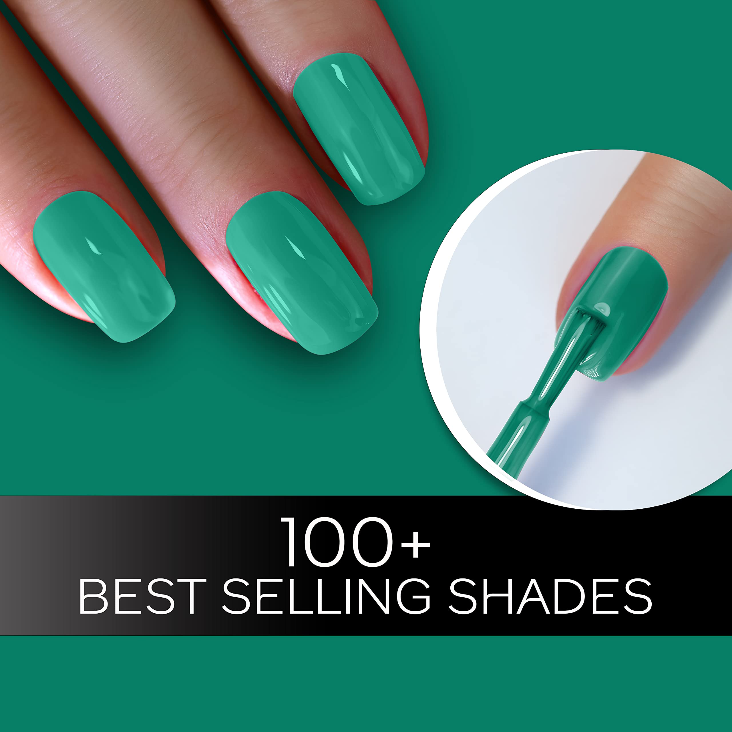 FACESCANADA Ultime Pro Splash Nail Enamel - Tropical Green 59 (8ml) | Quick Drying | Glossy Finish | Long Lasting | No Chip Formula | High Shine Nail Polish For Women | No Harmful Chemicals 1
