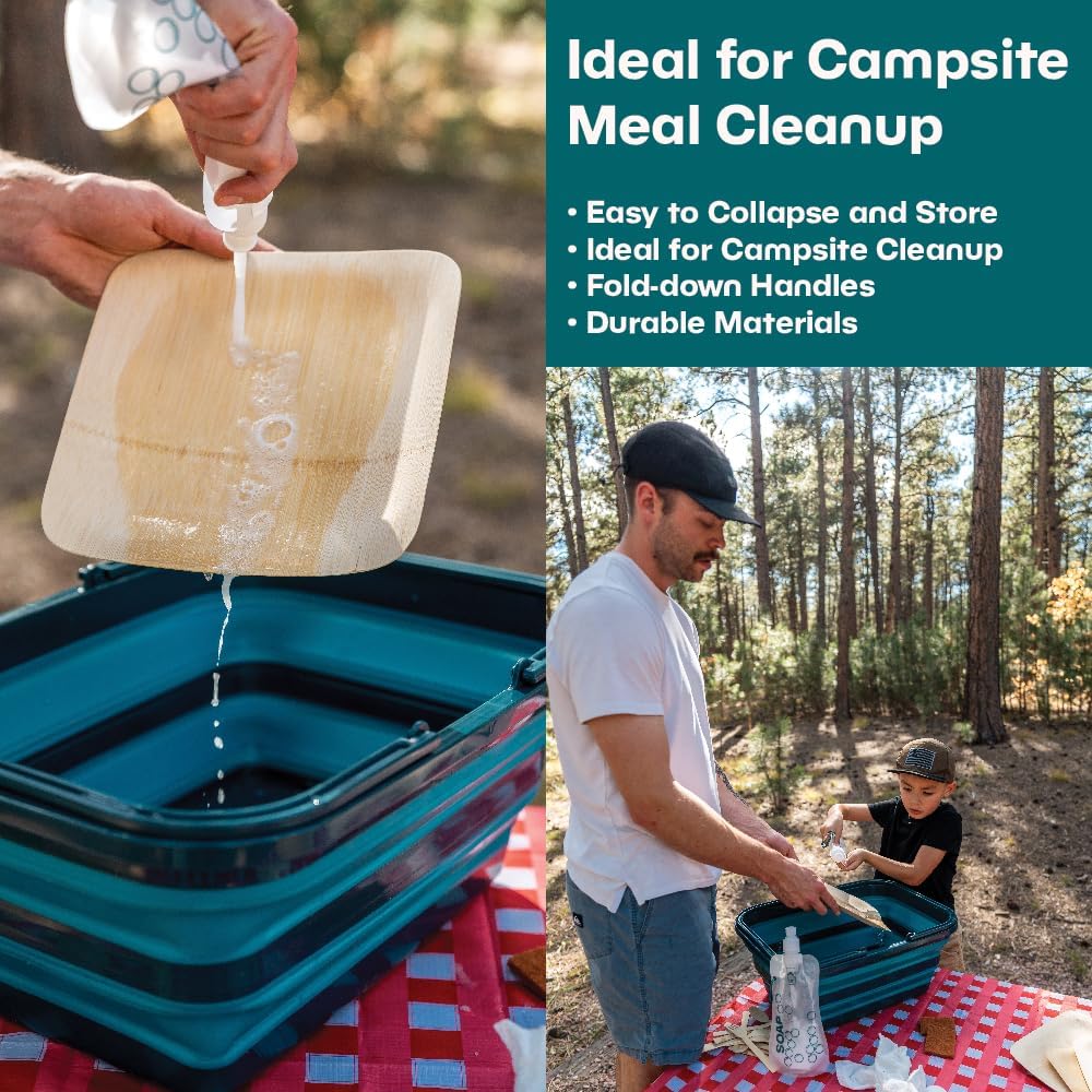 Collapsible Portable Sink for Hiking, Camping & Travel, 16L