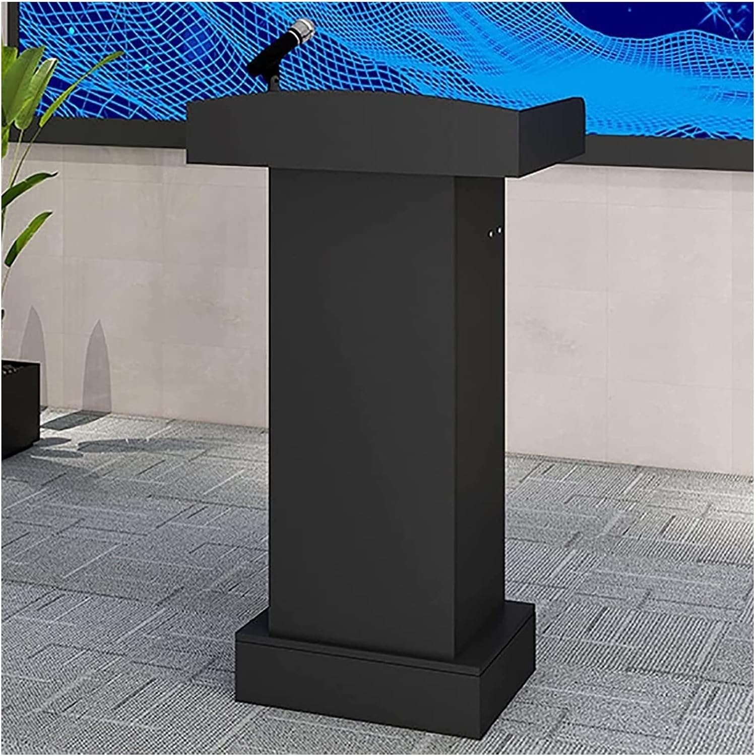 Wood Podium Lectern Podium Stand Podium Black Pulpit Podiums Commercial