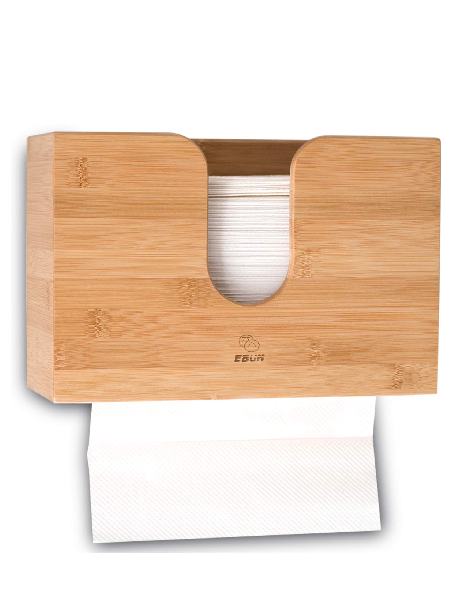 Buy Paper Towel Dispenser Bamboo, Paper Towel Holder Wall & Countertop