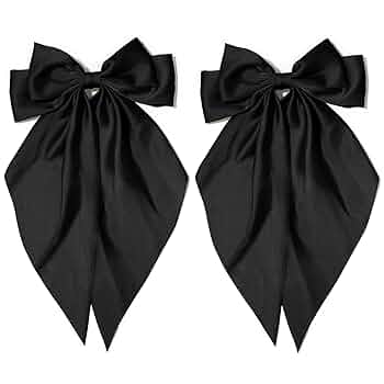 ●VVV● Jacquard Big Ribbon Hairpin Black 24FWHW067BKF 71FsN3lpdmL._UF350,350_QL50_.jpg
