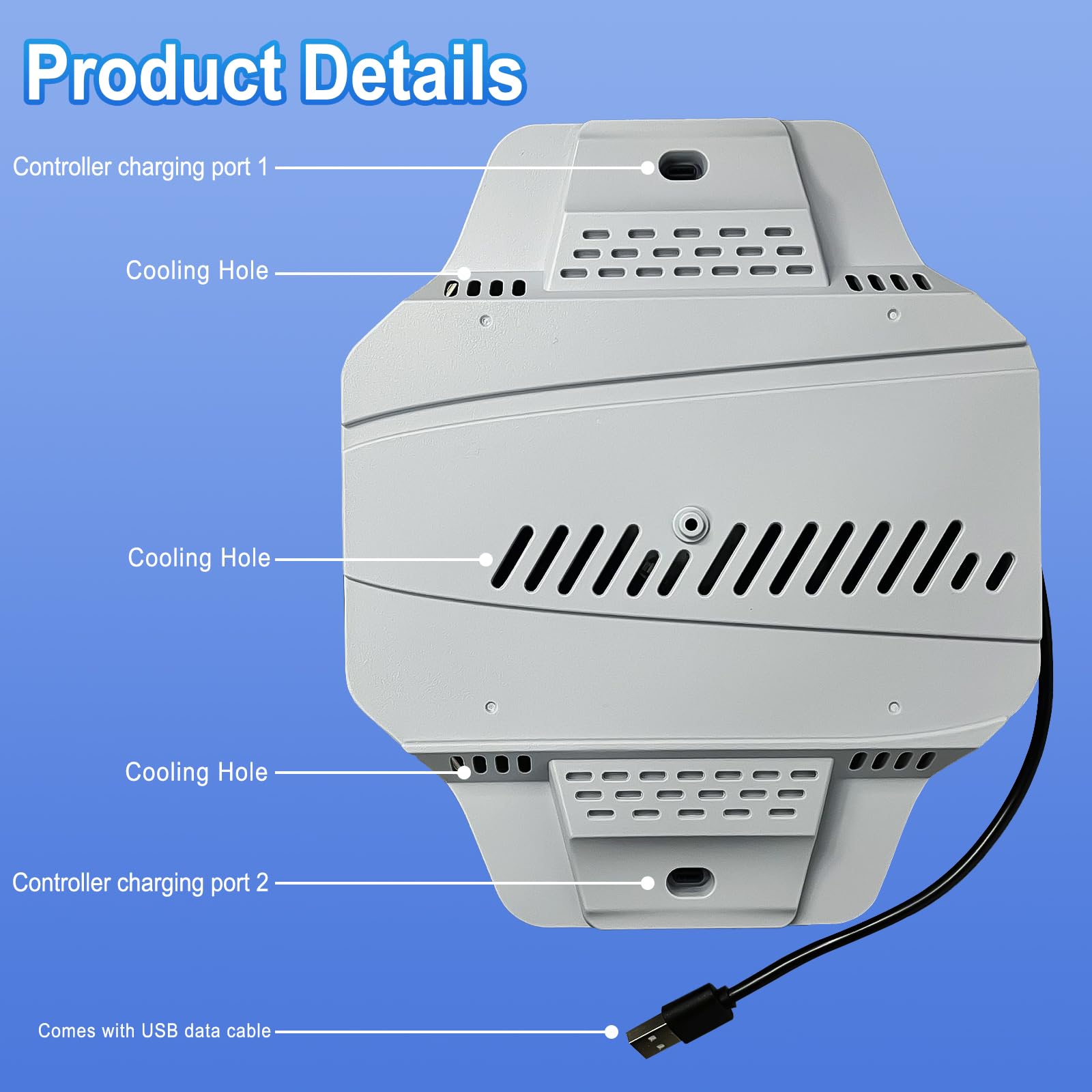 PS5 Pro/PS5 Slim Ständer mit PS5 Controller Ladestation, PS5 Vertikale Ständer mit 3 Stufig Lüfter Kühlventilator Ladestation mit 2 Gleichzeitiges Laden von drei Geräten, Zubehör für PS5 Pro/PS5 Slim