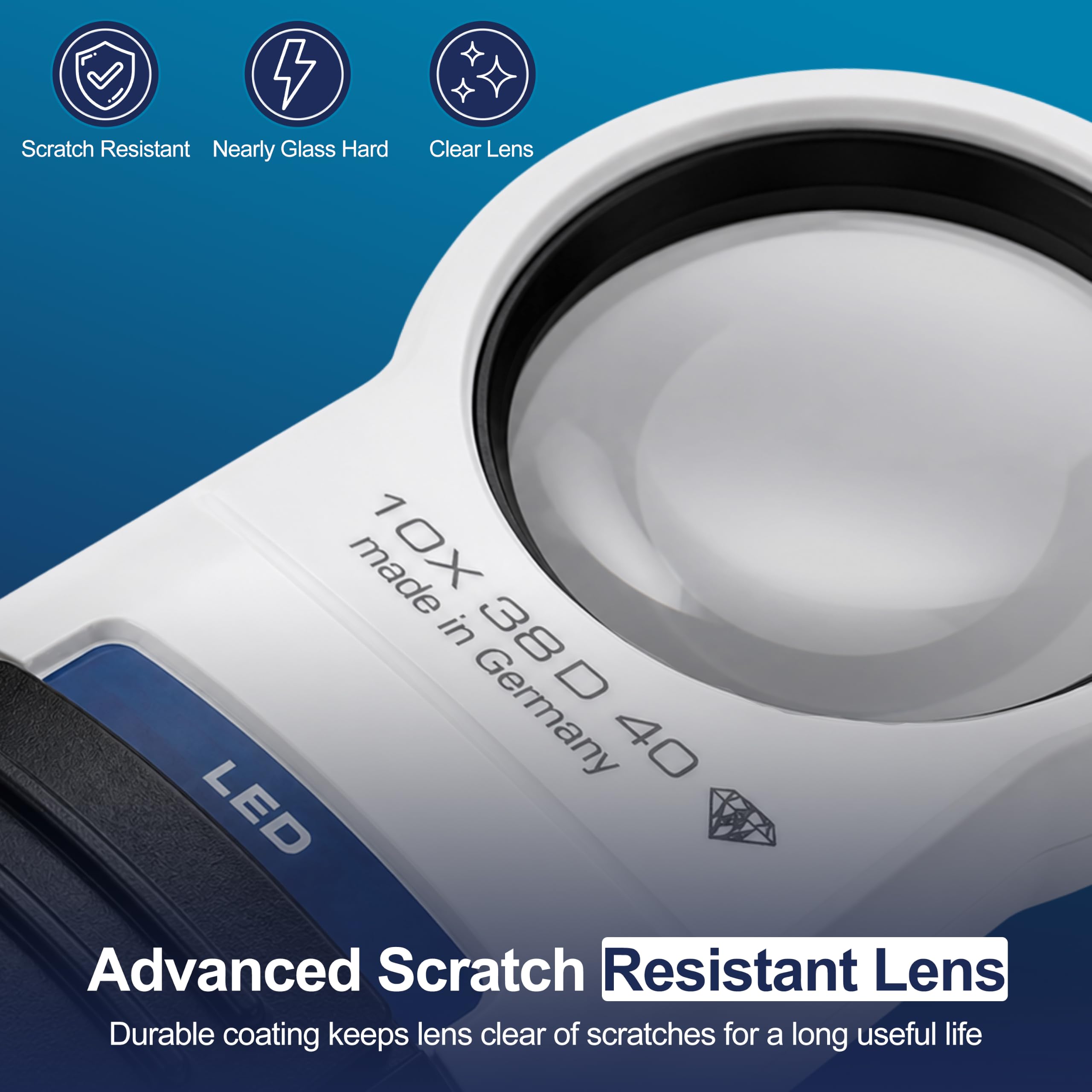 Amazon.co.jp: ESCHENBACH(エッシェンバッハ) LEDワイドライトルーペ
