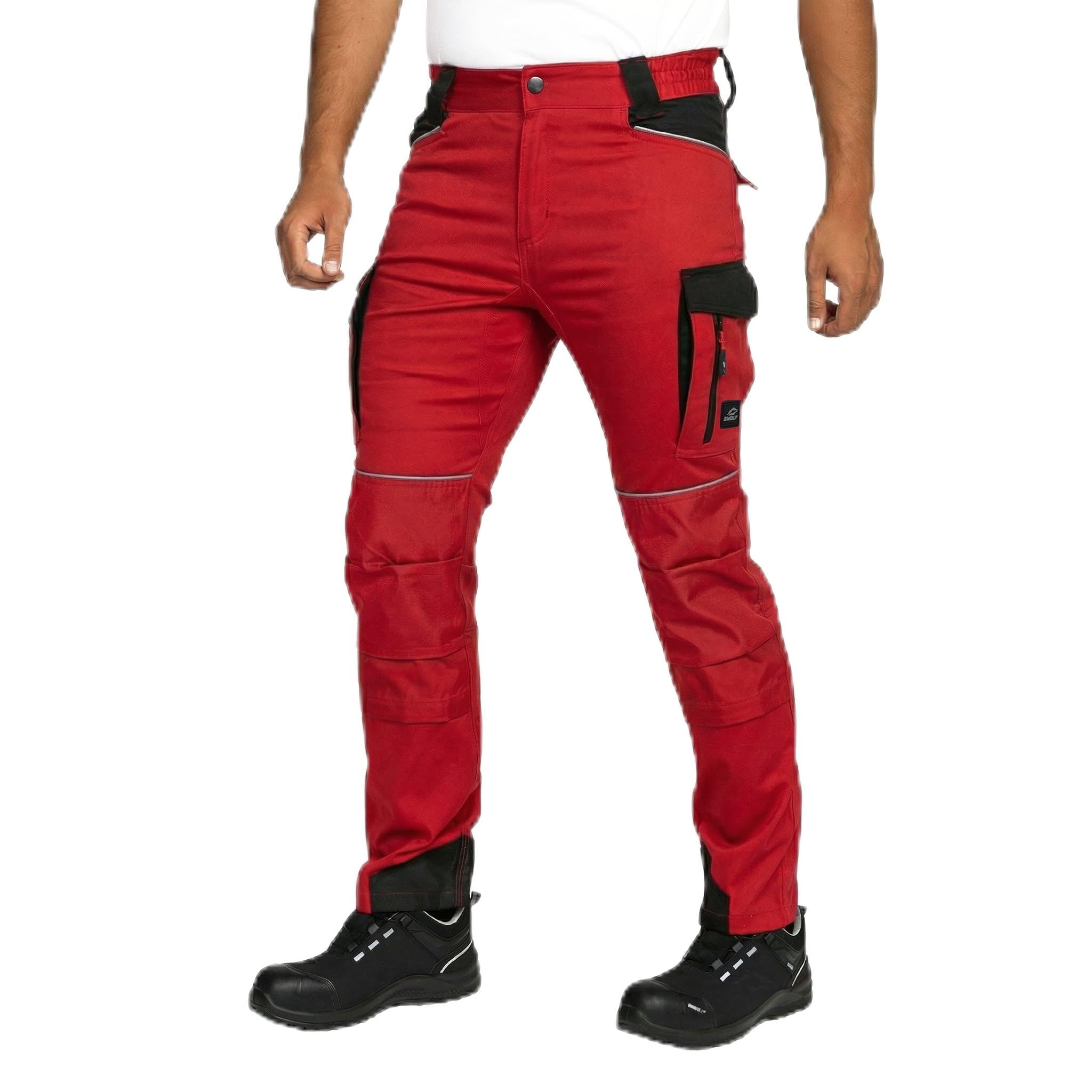 BWOLF Daytona męskie spodnie robocze, ze stretchu, spodnie robocze, cargo, odzież robocza, męskie z wieloma kieszeniami