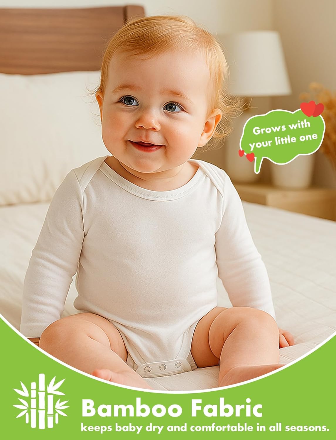 DEFAHN 2PCS Visocse from Bamboo Baby Rompers Unisex Onsies Solid Short Sleeve Baby Bodysuit 0-24 Months - Image 7