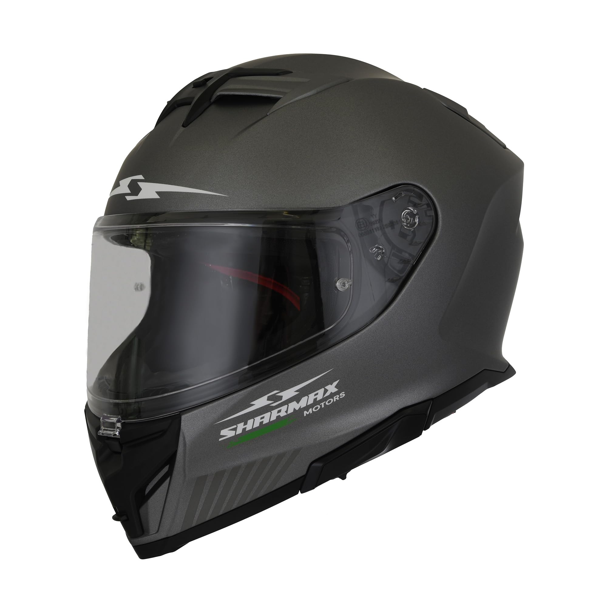 Dirt Bike Helmet – ECE Approved Motorcycle Helmet, Lightweight Motocross Helmet for Youth & Adults, Full Face Bike Helmet for Off-Road, ATV, UTV, Motorbike & Dirtbike Riding L Gray