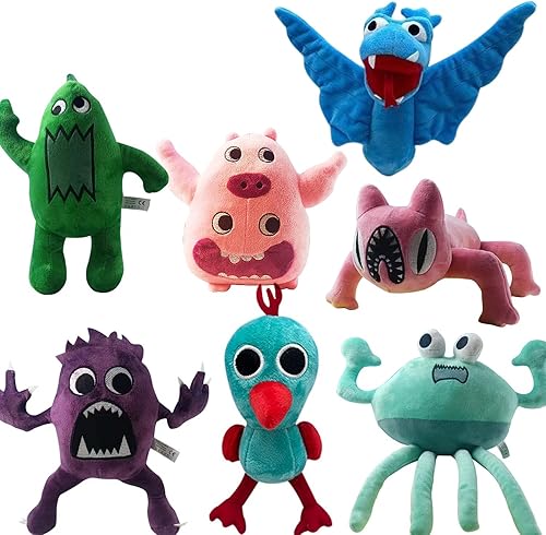 Vista 5 de GLXYSN Garten of Banban - Juego de 2 peluches de Garten of Banban de 3 peluches gigantes de Josh Garten of Ban Ban, muñeca de peluche para fanáticos