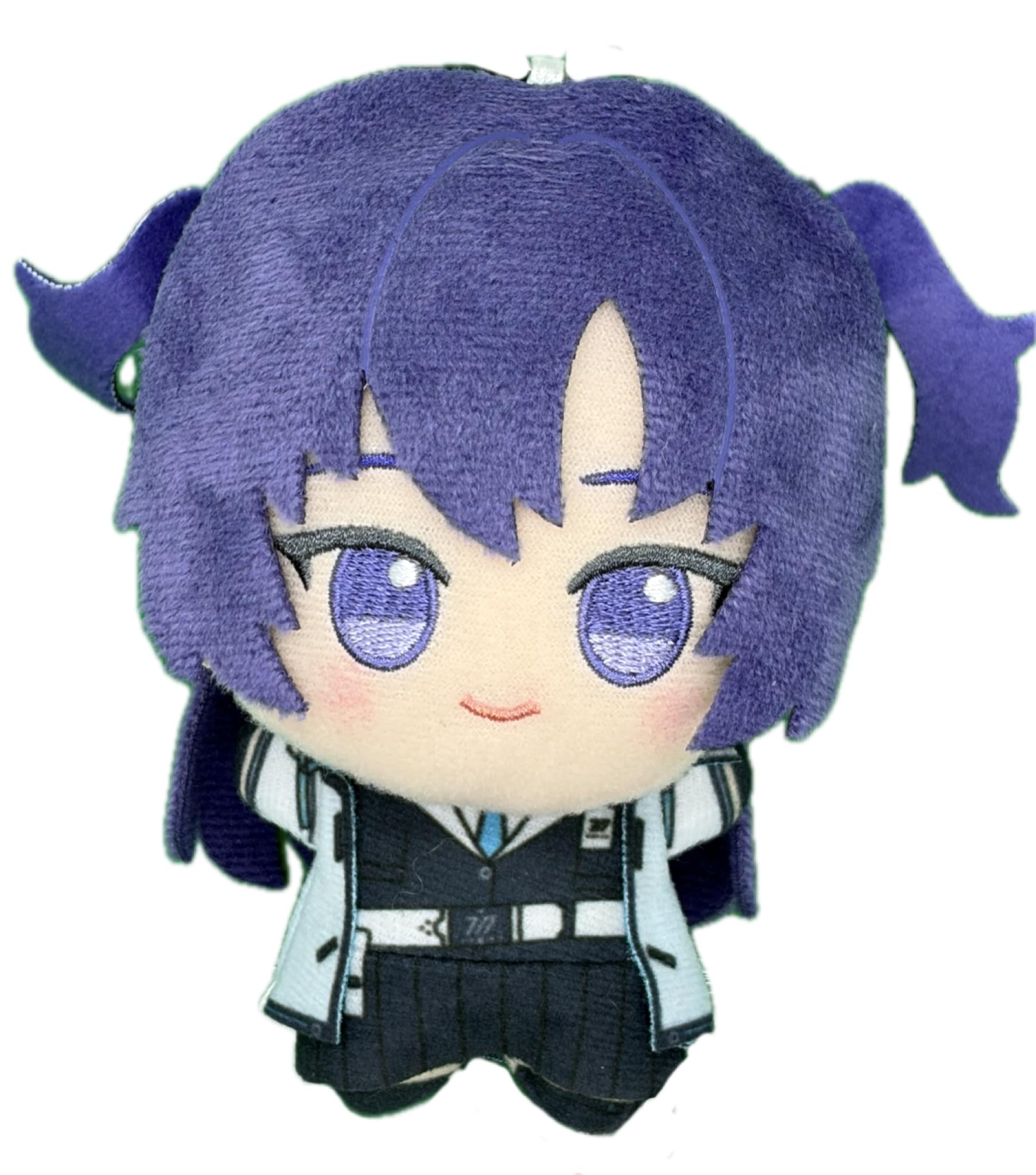 ゆまお座りぬい服 熊耳　青x白② 猫耳チェックブルー⑦ 合計2点　12cm 2025 EAKI Jujutsu Kaisen Cat Ear Plushie Series Confirmed Blind