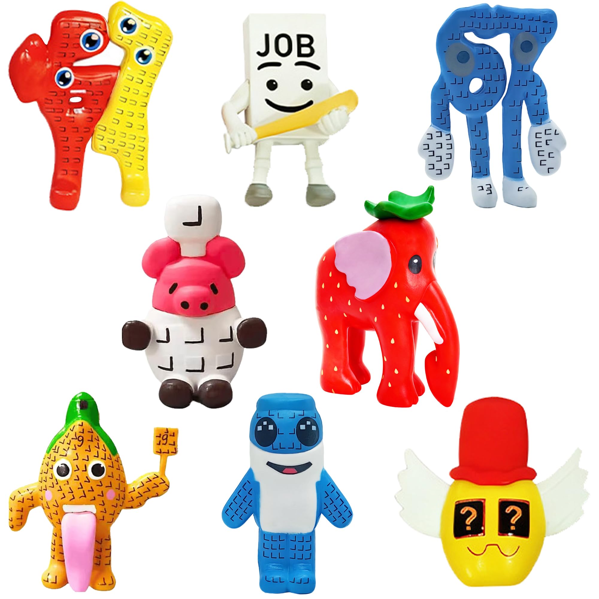Steal a Brainrot Toys, Italian Brainrot Toys Collectible Set, 8