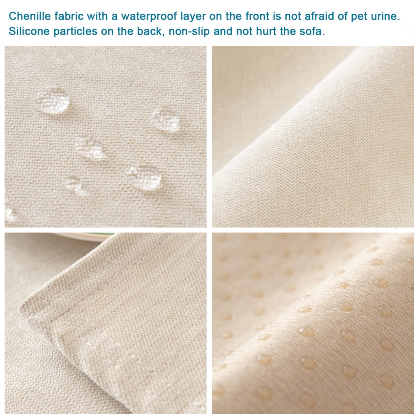 Couverture de jeté de canapé en Chenille, Housse de canapé de Couleur Unie imperméable Simple et Moderne, Couvre de Fauteuil à Couverture complète pour Toutes Les Saisons,A-180 * 400cm Couverture de jeté de canapé en Chenille, Housse de canapé de Couleur Unie imperméable Simple et Moderne, Couvre de Fauteuil à Couverture complète pour Toutes Les Saisons,A-180 * 400cm