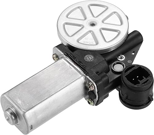 Motoforti Conjunto del motor de la ventana eléctrica delantera derecha, motor de elevación de ventana, para Toyota RAV4 2.0L 2001-2003, metal,
