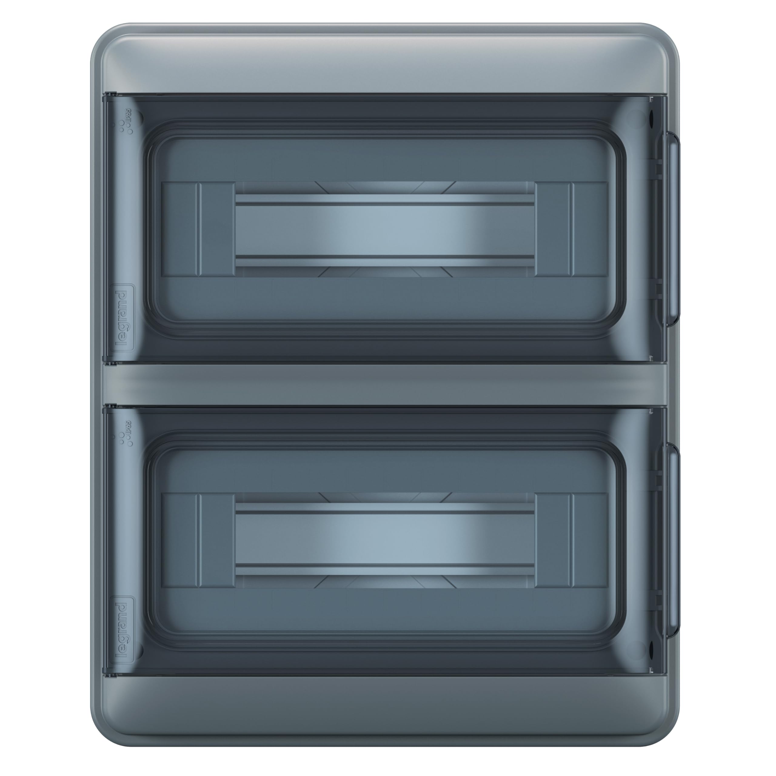 Legrand, Plexo S 601894 Répartiteur pour pièces humides IP65-IK07 2 rangées 24 modules Dimensions (H x l x P) 350 x 285 x 106 mm avec bornier conducteur neutre et conducteur de protection