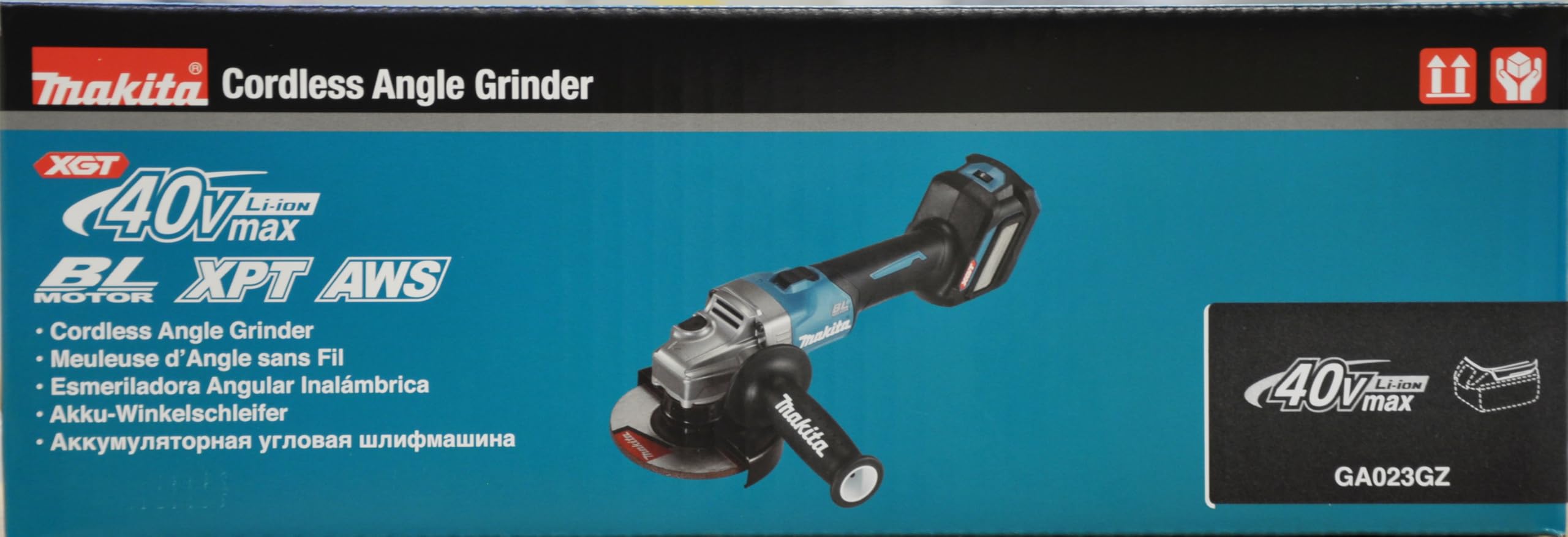 Makita GA023GZ - Smerigliatrice angolare brushless, 40 V, 125MM
