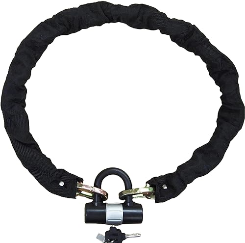 Miniatura 3 de Lote de (2) Cadenas de candado de acero aleado de seguridad antirrobo de 48 pulgadas H.D. con cerraduras y cubierta iguales