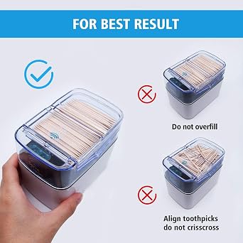 Smart Toothpick Dispenser, Chrome