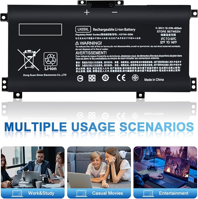Batería IEFUU LK03XL para HP Envy X360 15m-cn0xxx miniatura 8