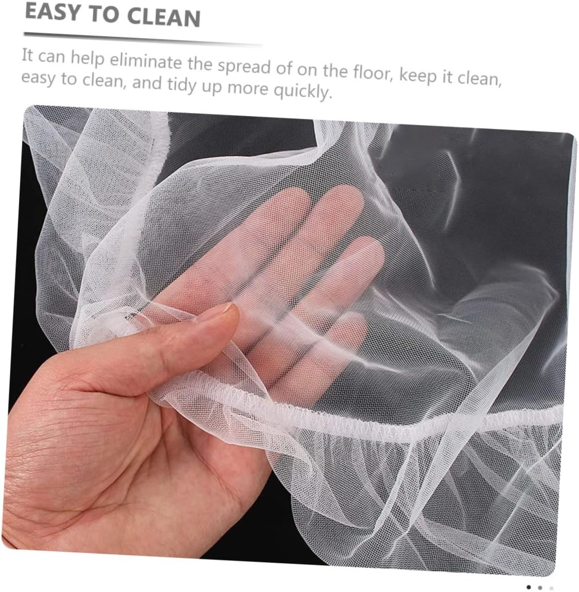 Angoily 5sets Birdcage Gauze Mesh Protector Parrot Cage Cover Small Parrot Cage Netting Washable Birdcage Accessories Breathable Sturdy Easy Install Clean 2pcs*5