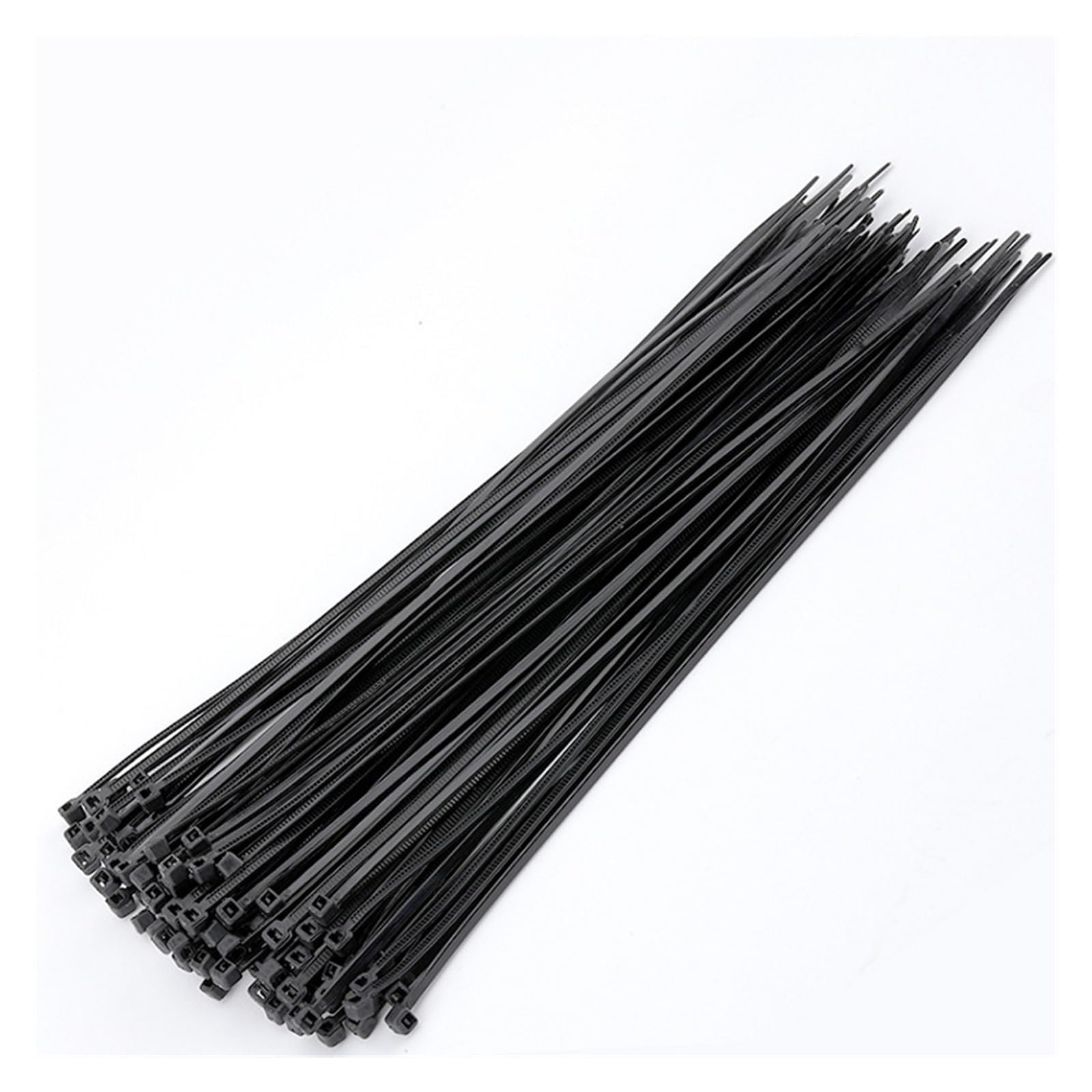 Zapinane na zamek Samoblokująca plastikowa nylonowa opaska kablowa, 100 sztuk, czarny pierścień mocujący, zestaw przemysłowy(3X100 width 1.8mm)