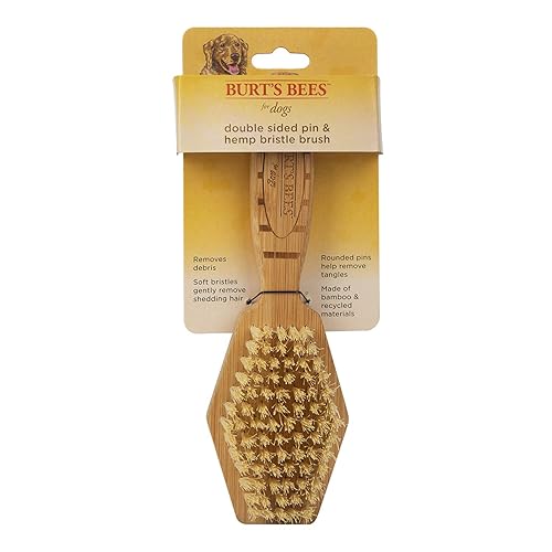 Burt's Bees for Pets Double Sided Pin and Hemp Bristle