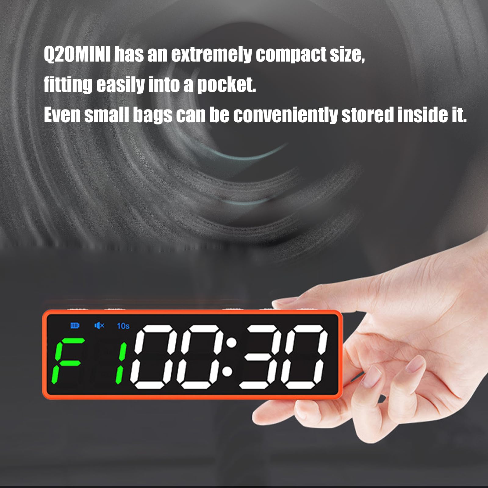 Reloj de fitness con batería de larga duración y USB, crea carga atractiva, transportable, modelos de pantalla LED grande para entrenamientos, reloj de gimnasio
