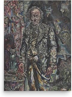 The Picture of Dorian Gray Ivan Albright Art Poster Print Classic Gothic Literature Wall Decor Vanity Portrait Illustration - 12x16 inches