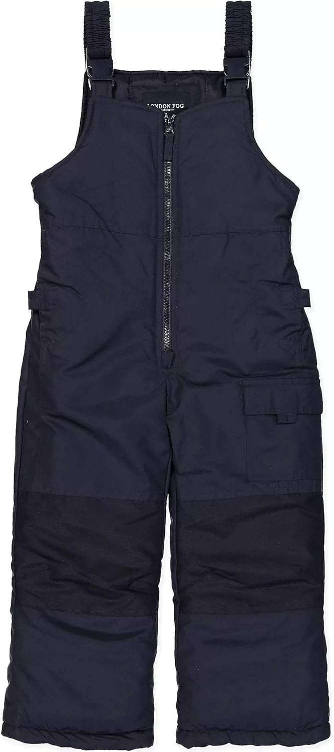 London Fog Boys' Classic Heavyweight Snow Bib Ski Pant Winter Snowsuit