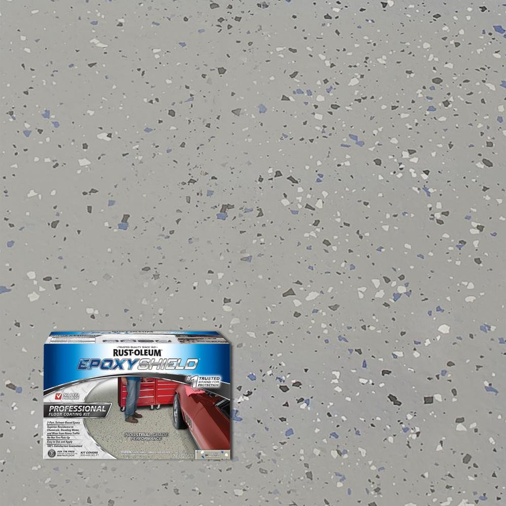 RustOleum EpoxyShield 2 gal. Silver Gray SemiGloss Professional Floor