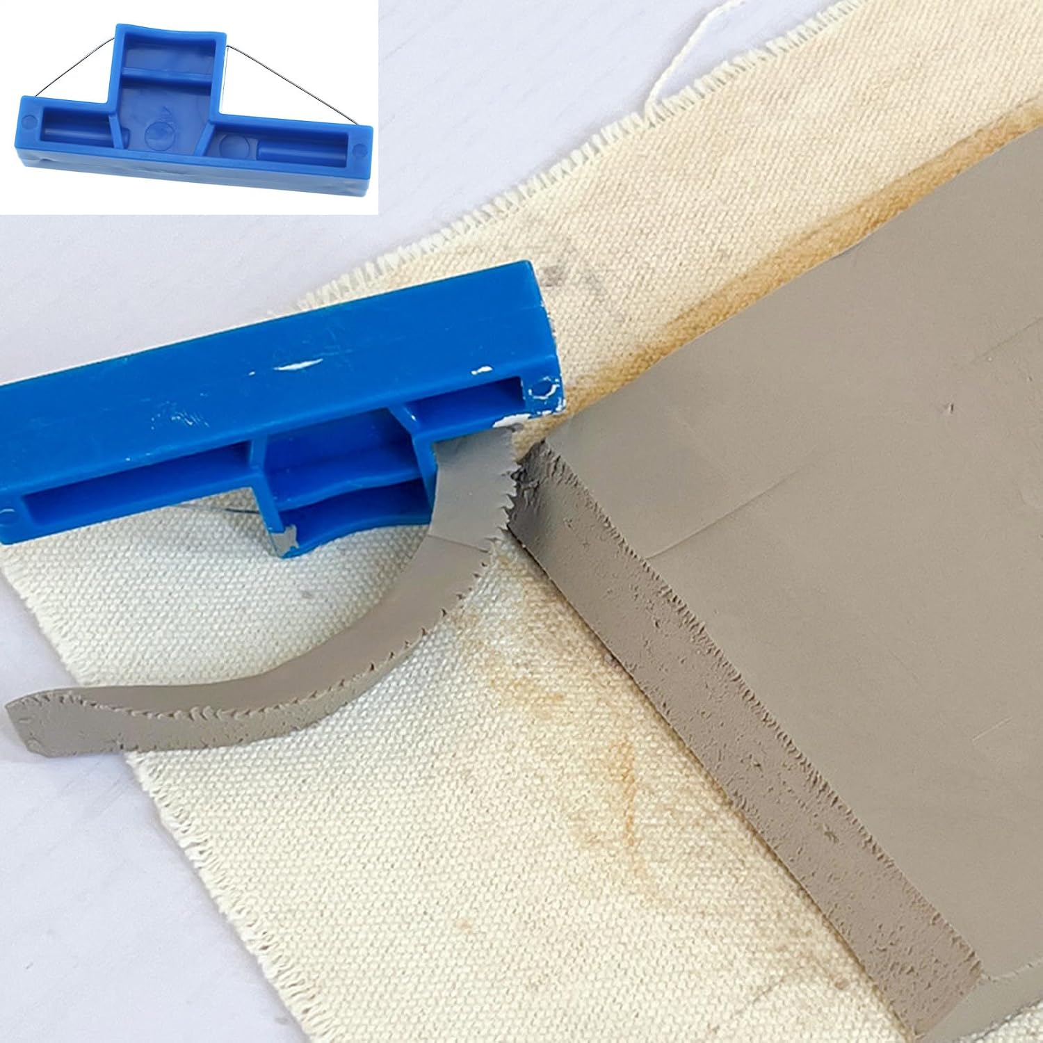 QAZXCDEW-4pcs Pottery Clay Wire Cutter Tool Set, Ceramic Trimming and Cutting Kit with Angle Bevel Cutter for Pottery Ceramics and Sculpting Handcraft