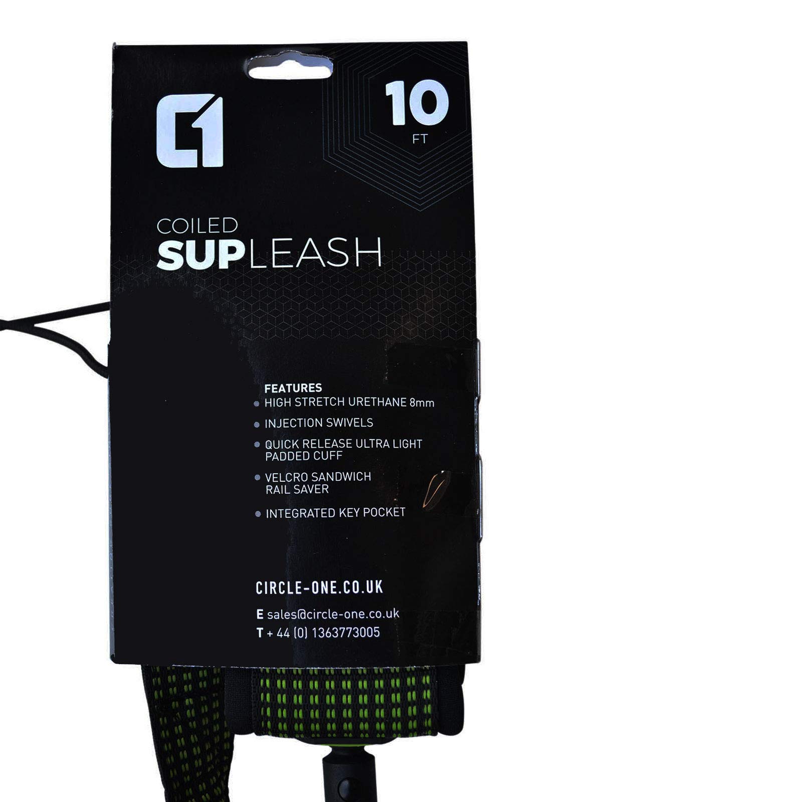 3 m lange gewickelte SUP-Knie-/Knöchel-Leine