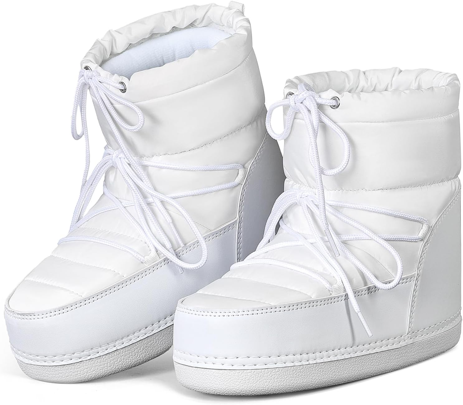 Womens Winter Snow Boots - Anti-Slip Warm Lining