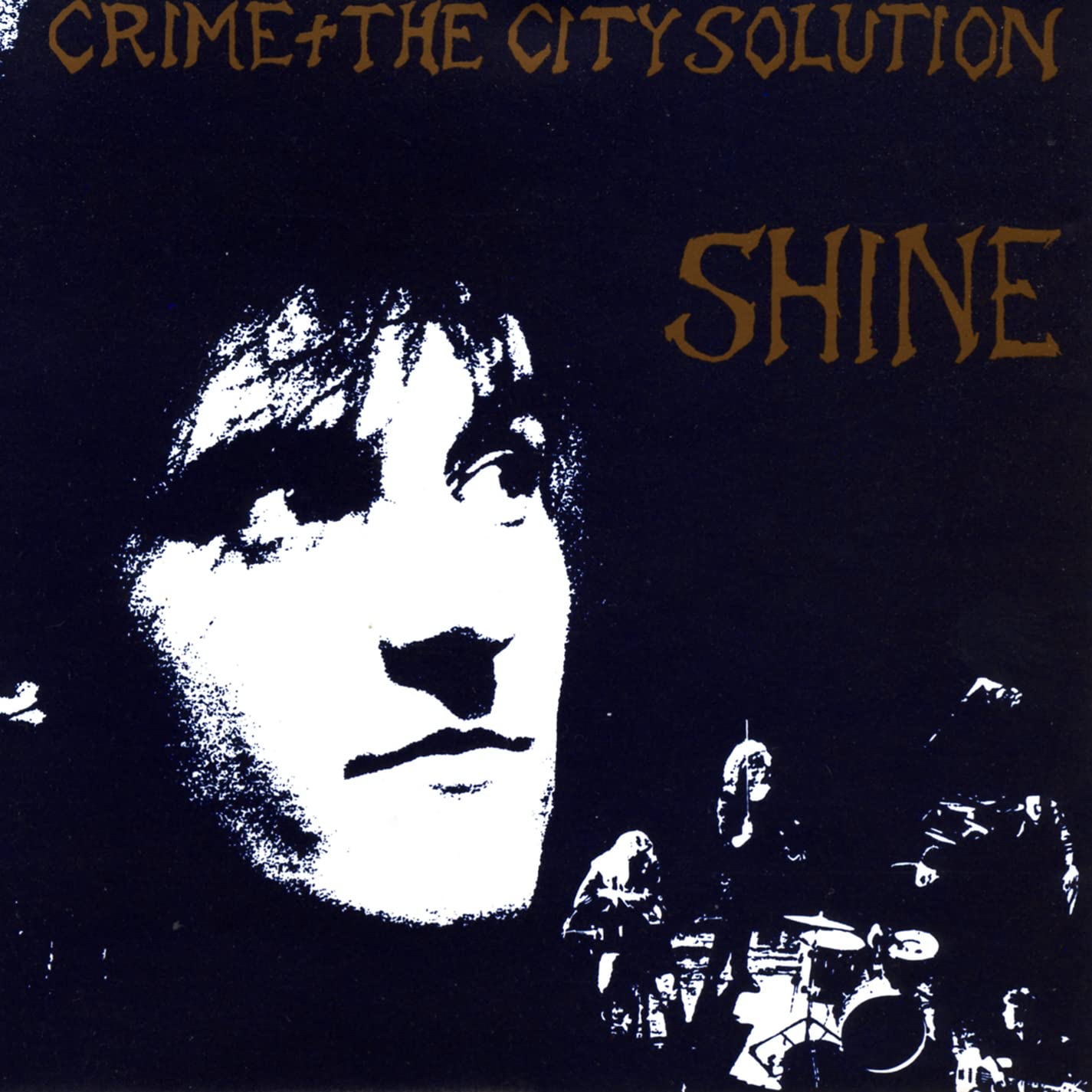 CRIME + THE CITY SOLUTION SHINE LIMITED EDITION GOLD VINYL LP, NEW & SEALED