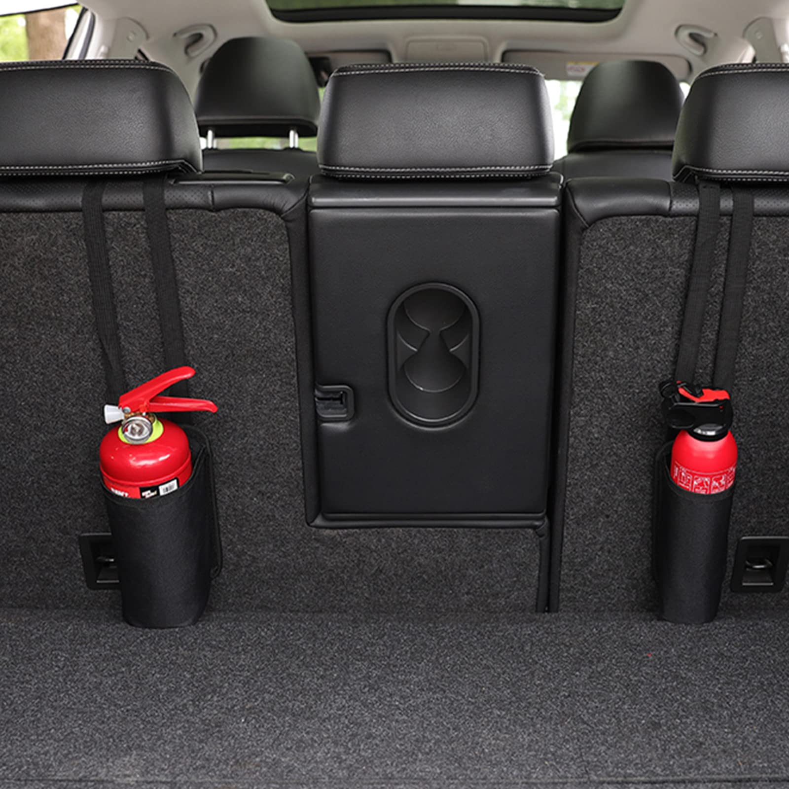 Borsa Portestintore Auto - 2 Pezzi Con Cinghia Elastica, Pratica E Sicura Per Il Bagagliaio