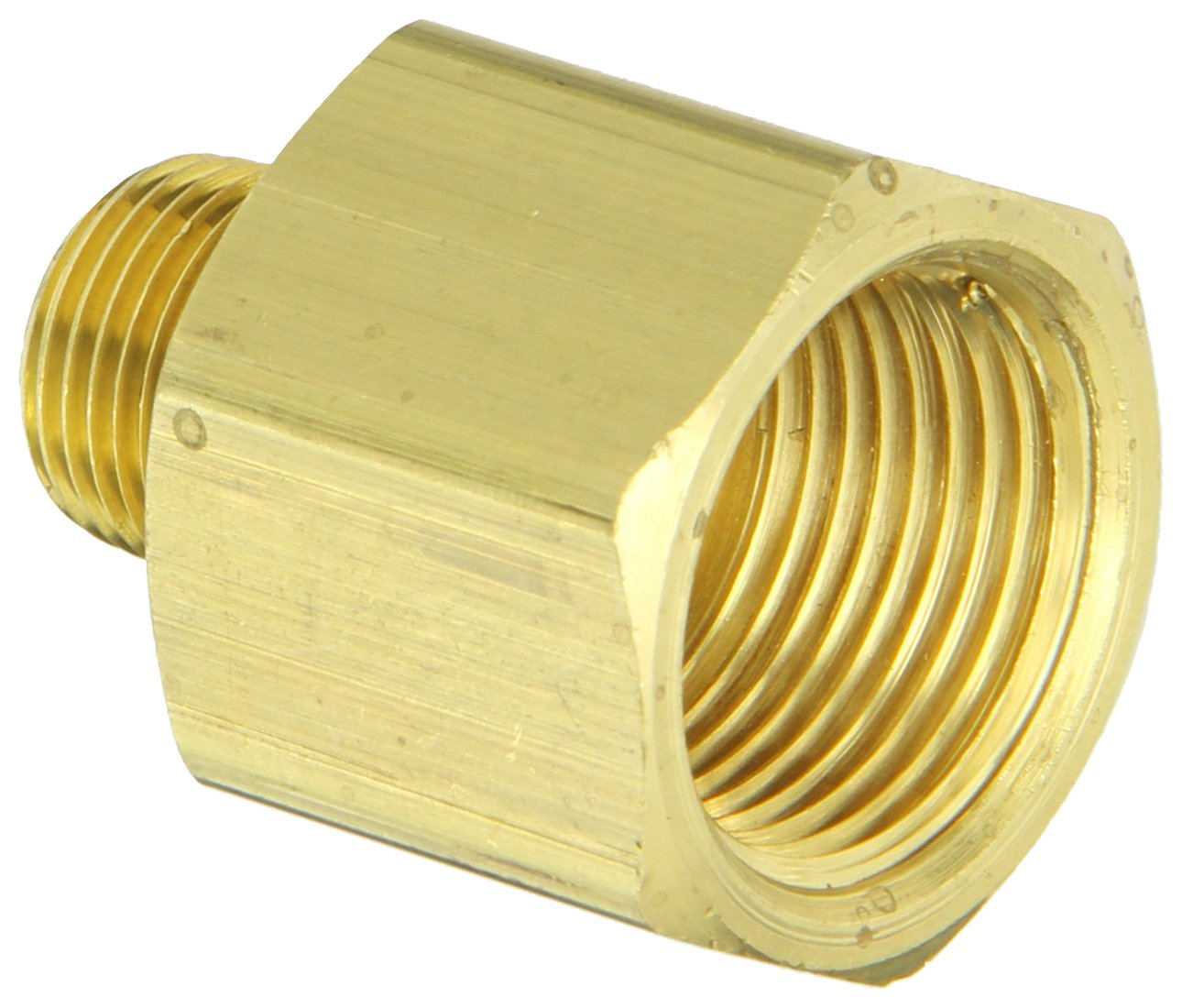 Eaton Weatherhead 3200X12X6 Brass CA360 Fitting, Adapter, 3/4 NPT Female x 3/8 NPT Male