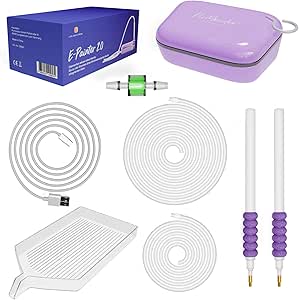 Daimond Painting Foto Picmondoo E-Painter Diamond Painting Pen - Draadloze Vacuüm Pen Met LED En Accessoires Diamond Art Toolkit