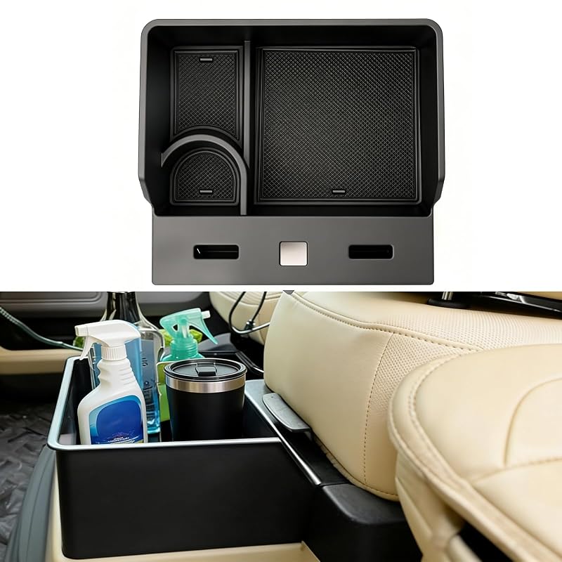 Organizador de console para Ford F150, F250, F350 e F450, bandeja de reposição para banco dianteiro tipo Jump Seat, wangzhij