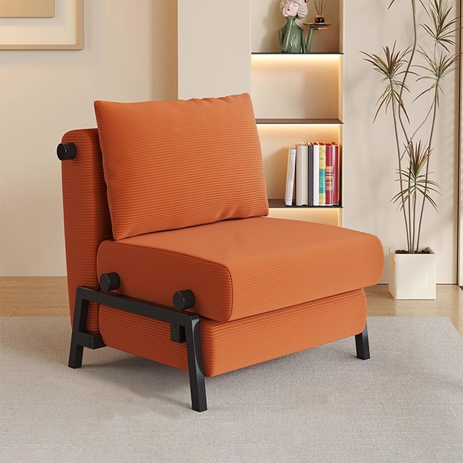 Divano Letto Trasformabile 2 In 1 Poltrona Letto Singolo Convertibile