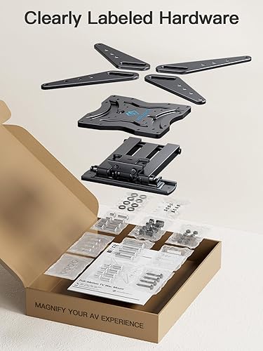 Miniatura 7 de PERLESMITH Soporte de pared para TV de movimiento completo para televisores de 26 a 60 pulgadas, soporte de TV con brazos articulados, extensión de