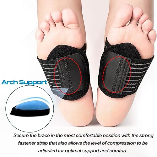 Miniatura 4 de Compression Arch Support Plantar Fasciitis Orthotic Support Sleeves for Men and Women, Foot Arch Relief for Flat Feet, Fallen Arches, Low Arch, High