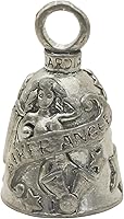 Vista 14 de Guardian Bell Good Luck Bell w/Keyring & Black Velvet Bag Motorcycle Bell Lead-Free Pewter Made in USA