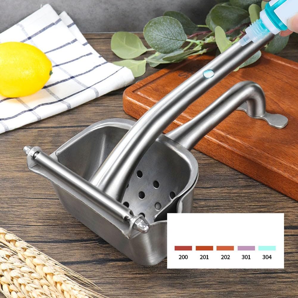Exprimidor manual de cítricos de acero inoxidable 304 para naranjas y limones para una construcción robusta, efecto palanca para un máximo rendimiento de zumo, apto para lavavajillas, diseño que