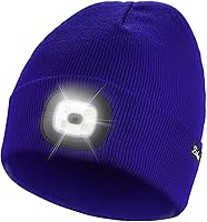 Vista 44 de Etsfmoa Gorro unisex con la luz, regalos para hombres, papá, padre, gorras recargables por USB