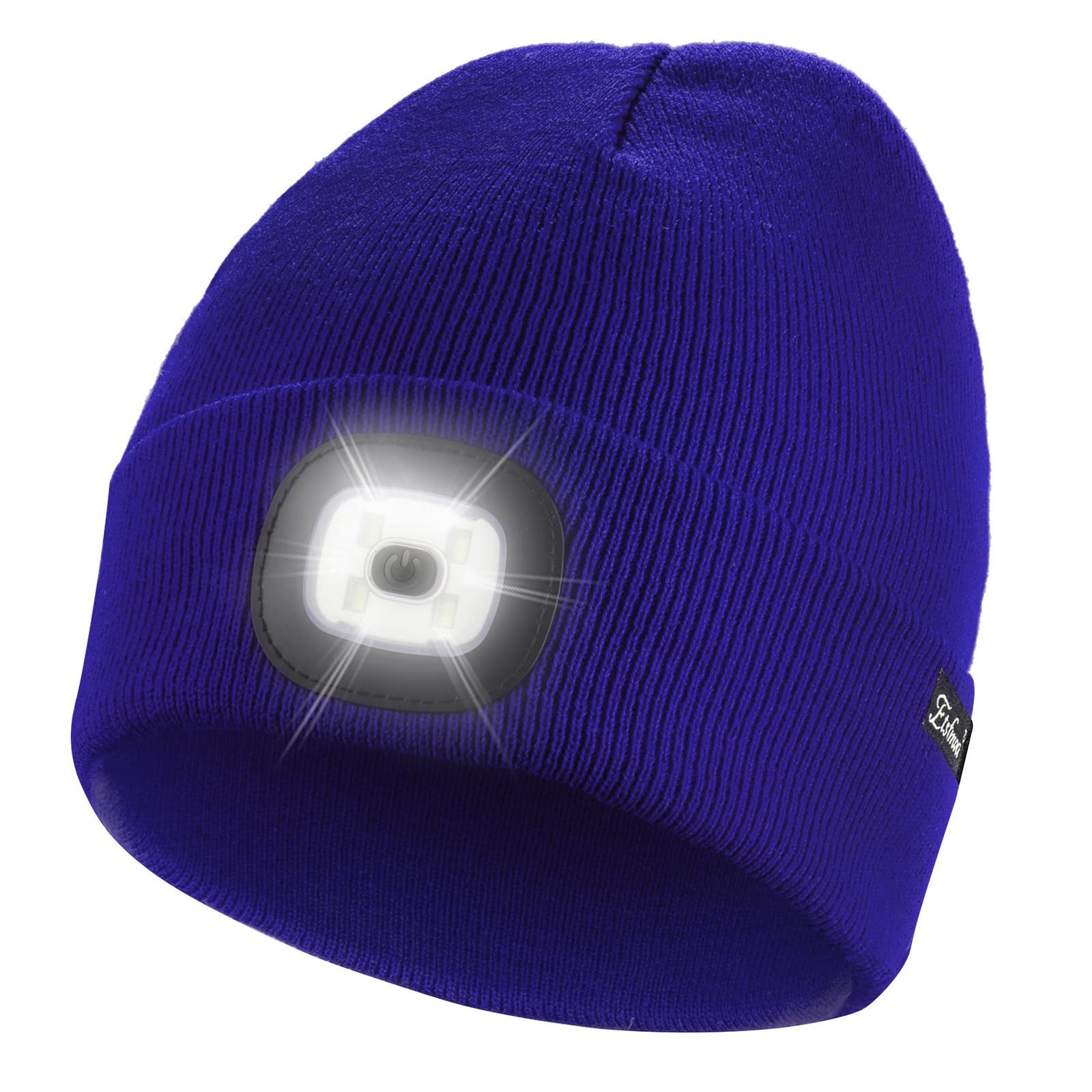 Etsfmoa Unisex Beanie with The Light, Gifts for Men Dad Father Winter Caps