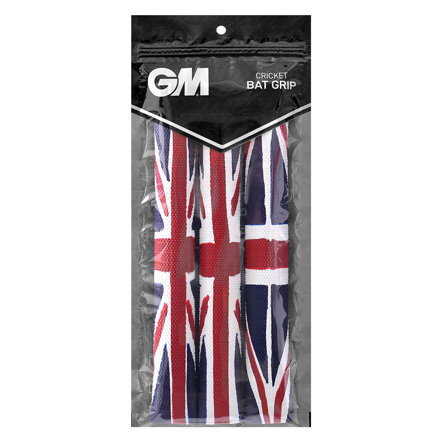 GM Union Jack Flag Rubber Cricket Bat Grip | Premium Super Soft Rubber | Non-Slip Replacement Wrap for Shock Absorption & High-Traction Control | Color: Multicolor | Pack of 3-image-28