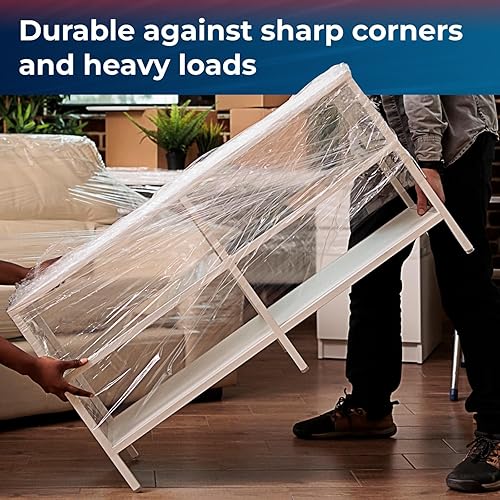 Miniatura 5 de IDL Packaging Mini rollo elástico de 5 pulgadas, 700 pies, calibre 120 (paquete de 6) con un mango de plástico incluido – Envoltura de plástico