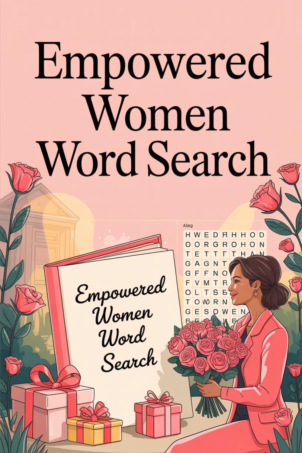 Empowered Women Word Search: 100 Large Print Puzzles: Calming Lexicon Puzzle Workbook for Mature Adults with Care and Thanks Theme