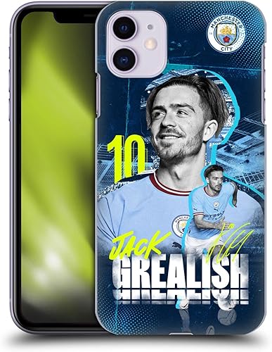 Miniatura 8 de Head Case Designs Funda rígida con licencia oficial del Manchester City Man City FC Erling Haaland 202223 First Team compatible con Apple iPhone 11
